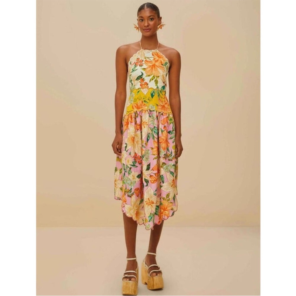 Guaragarden Euroflax™ Premium Linen Sleeveless Midi Dress